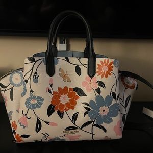 Kate Spade Avenue Floral Garden Satchel NWOT